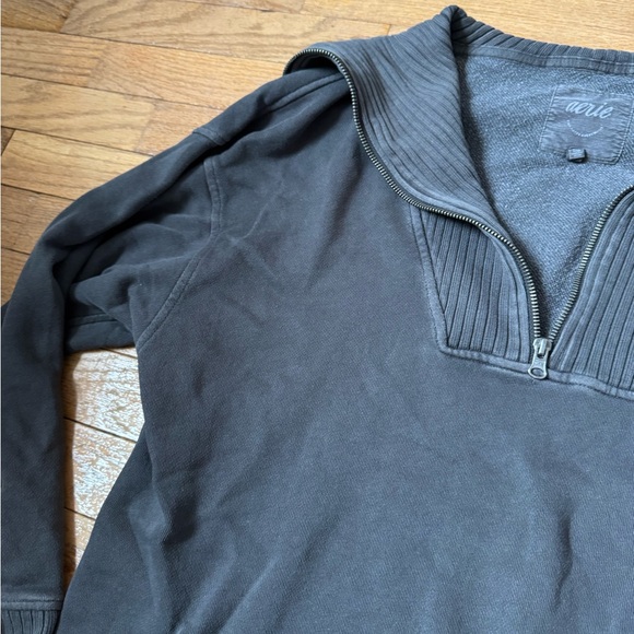 Women’s Arie Charcoal Half-Zip Sweater - Picture 2 of 3